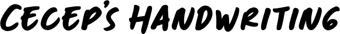 Cecep's Handwriting