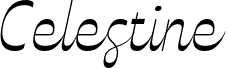 Celestine ExtraLight Italic
