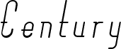 Preview of the Centurylight font
