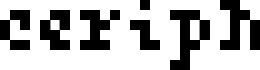 Preview of the ceriph 05_55 font