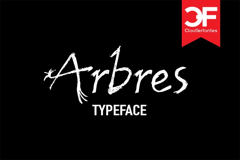 CF Arbre Schriftart