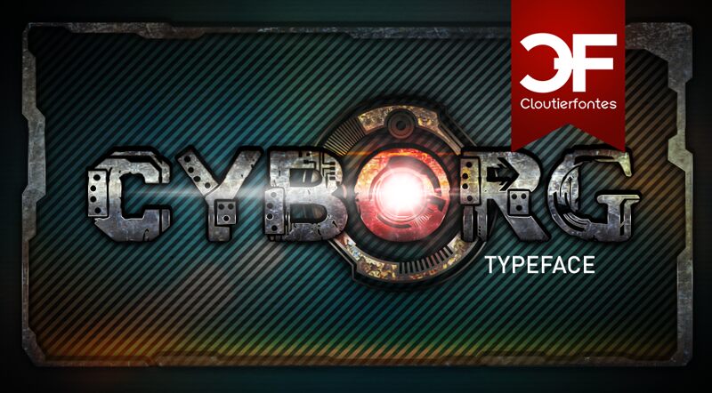 CF Cyborg Schriftart