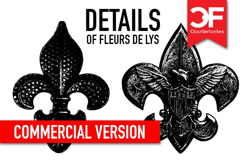 CF Fleurs de Lys Schriftart