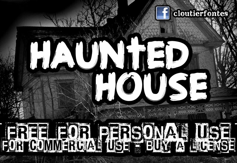 CF Haunted House Schriftart