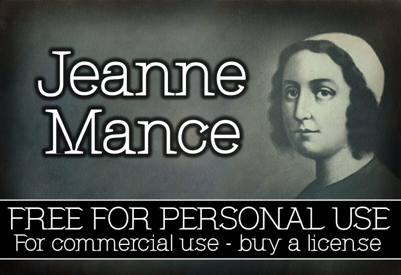 CF Jeanne Mance Schriftart
