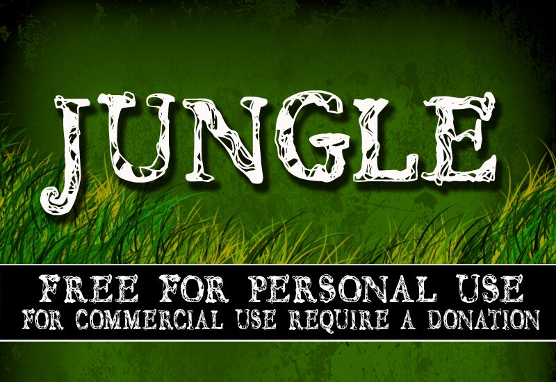 CF JUNGLE Schriftart