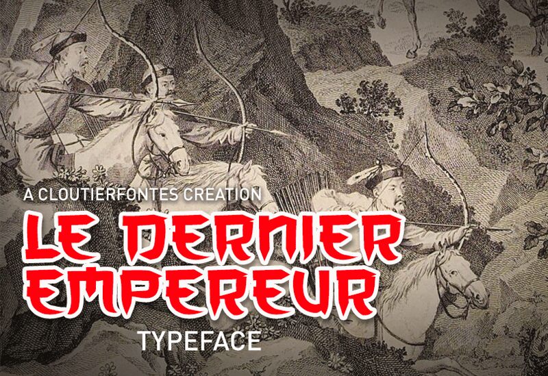 CF Le dernier Empereur Czcionka