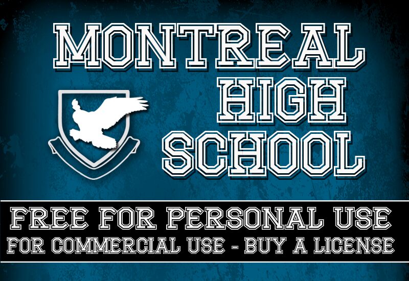 CF Montreal High School Schriftart