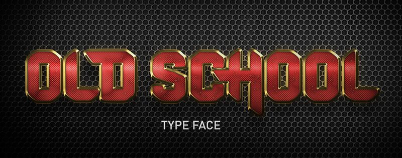 CF Old School Schriftart