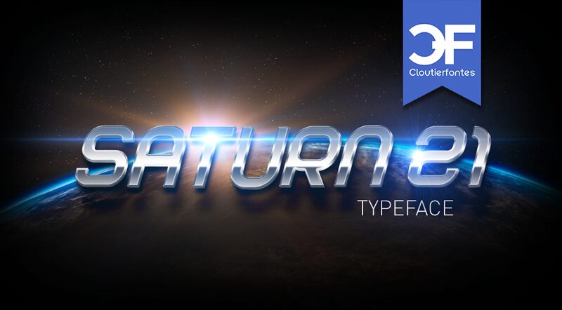 CF Saturn 21 Schriftart
