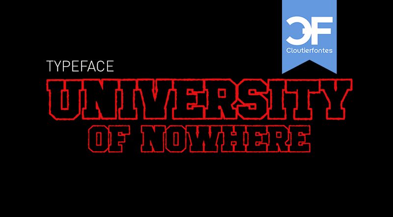CF University of Nowhere Schriftart