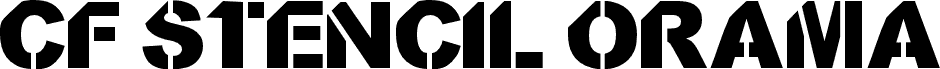 CF StencilOrama Regular