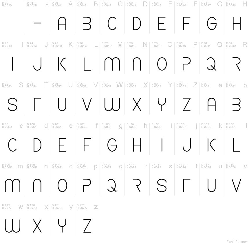 CF Spaceship Regular Font | Fonts2u.com