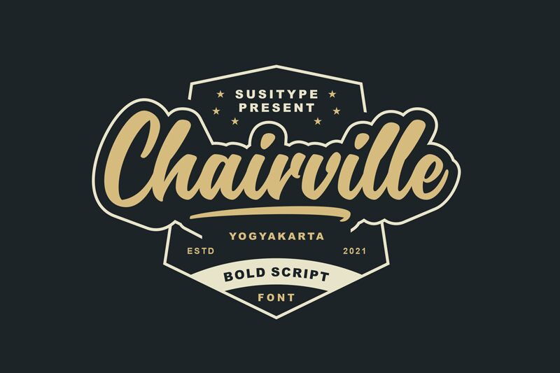 Chairville Schriftart