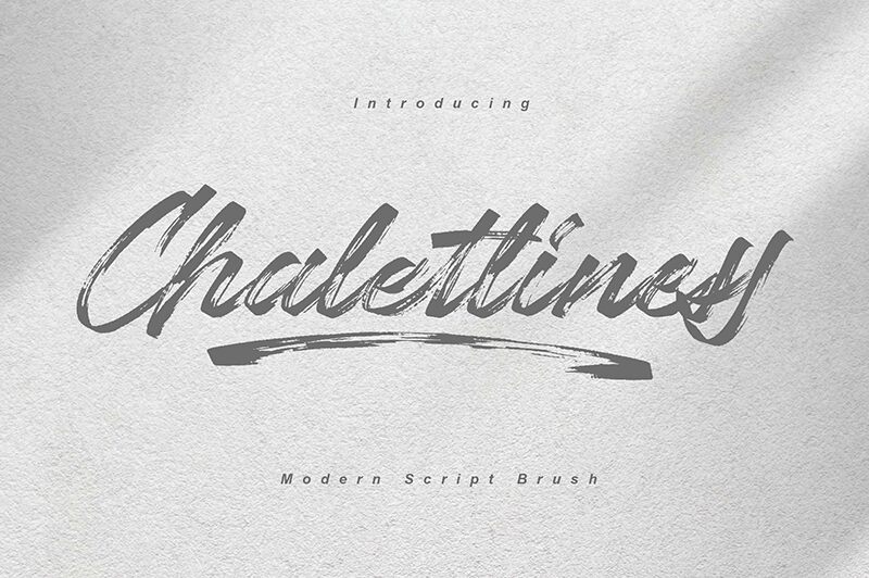 Chaletliness Schriftart