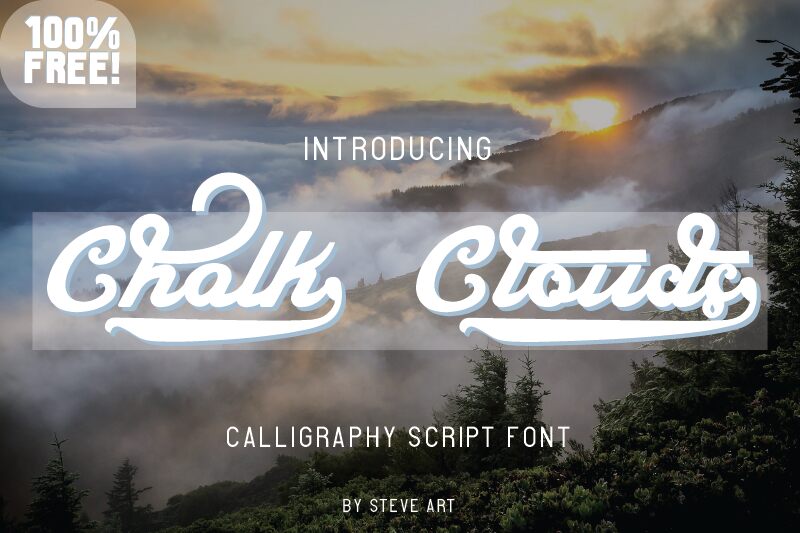 Chalk Clouds Font