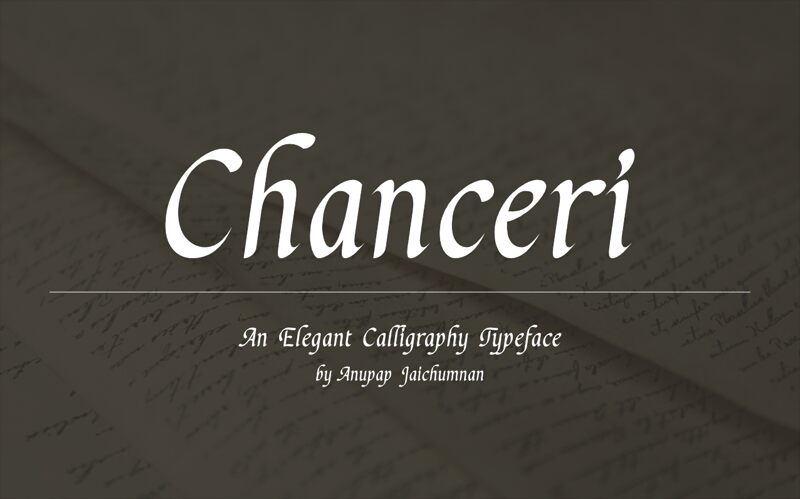 Chanceri フォント