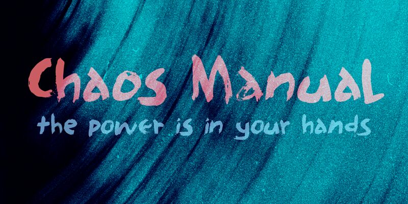 Chaos Manual Schriftart
