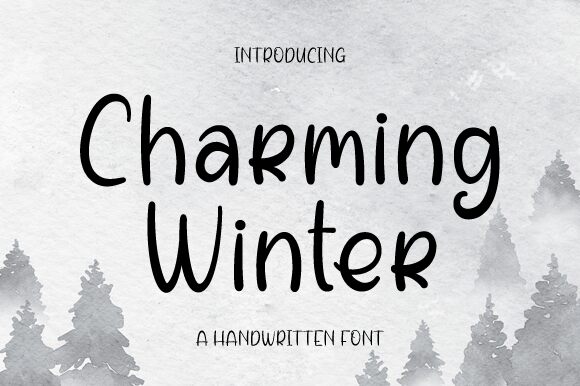Charming Winter Druh písma