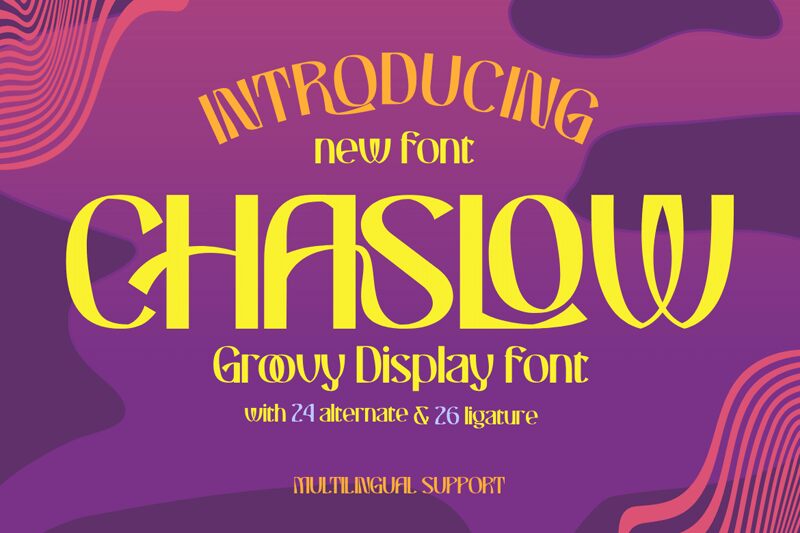 CHASLOW Schriftart