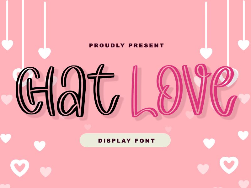 Chat Love Schriftart