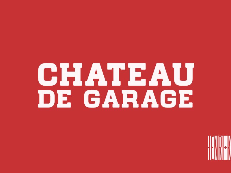 Chateau de Garage Czcionka