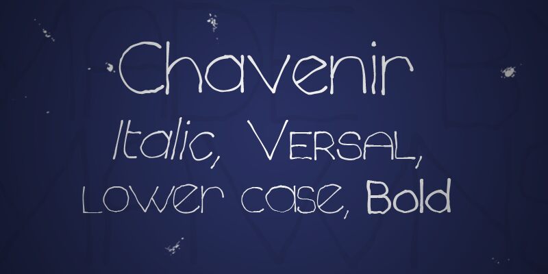 Chavenir Font