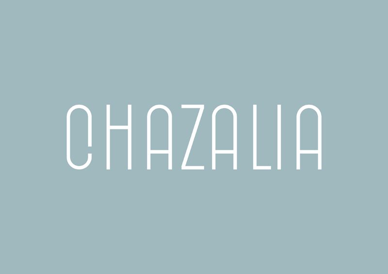 Chazalia フォント