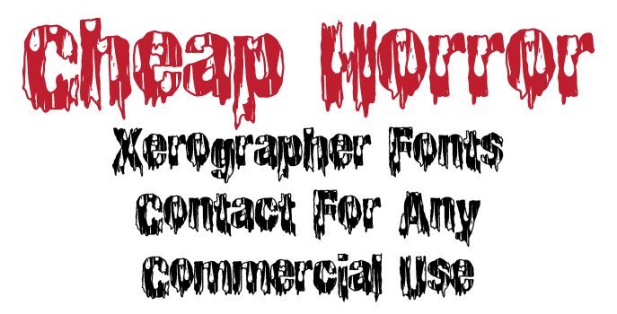 CheapHorror Carattere
