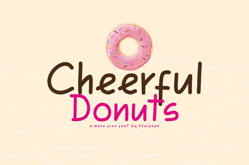 Cheerful Donuts Font