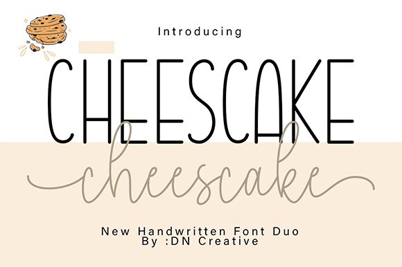 Cheescake Monoline Font