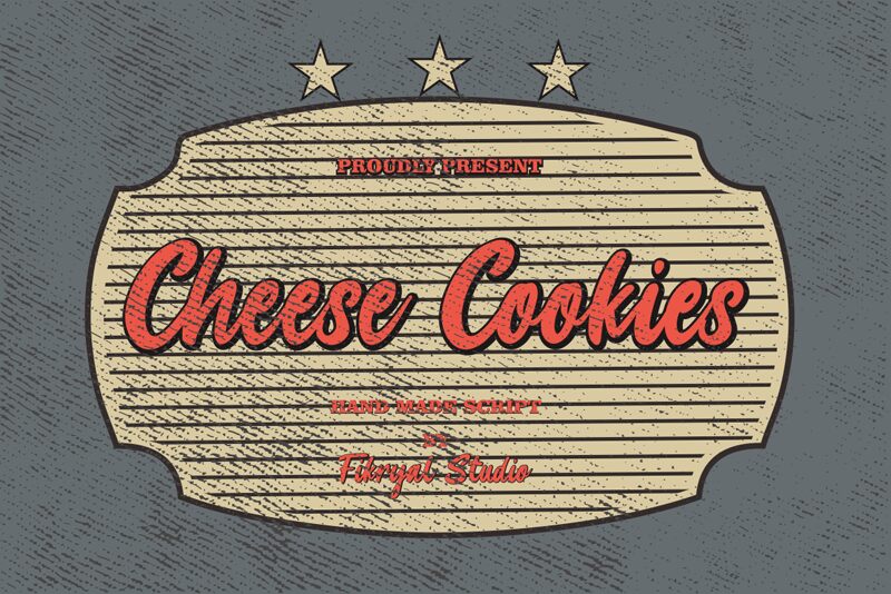 Cheese Cookies Czcionka