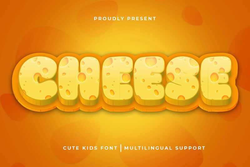 Cheese PERSONAL USE ONLY! font | Fonts2u.com