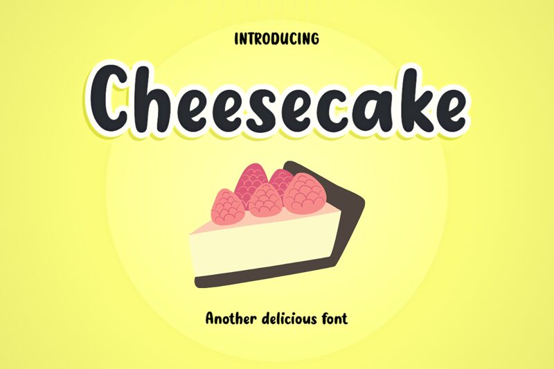 Cheesecake Schriftart