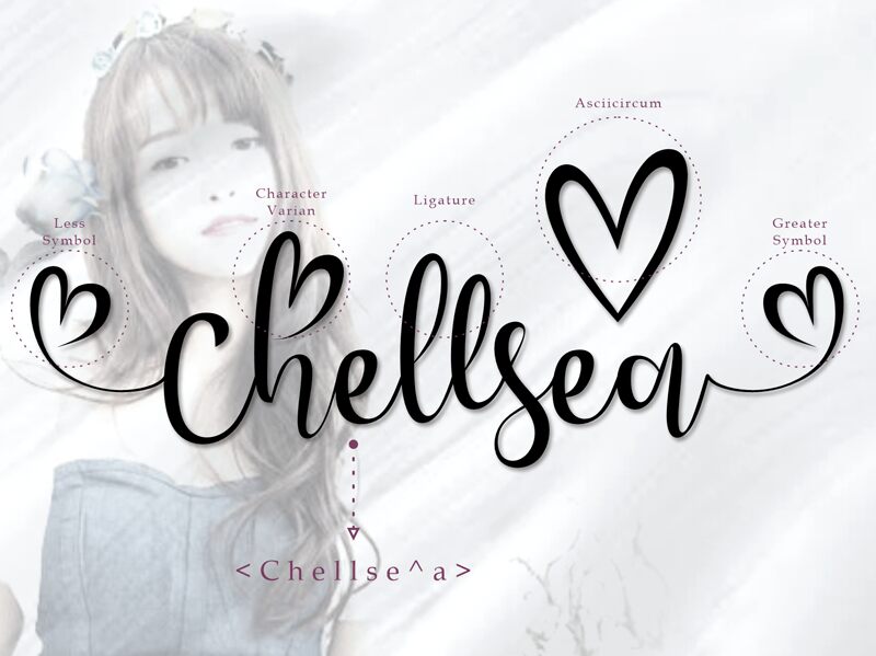 Chellsea Schriftart