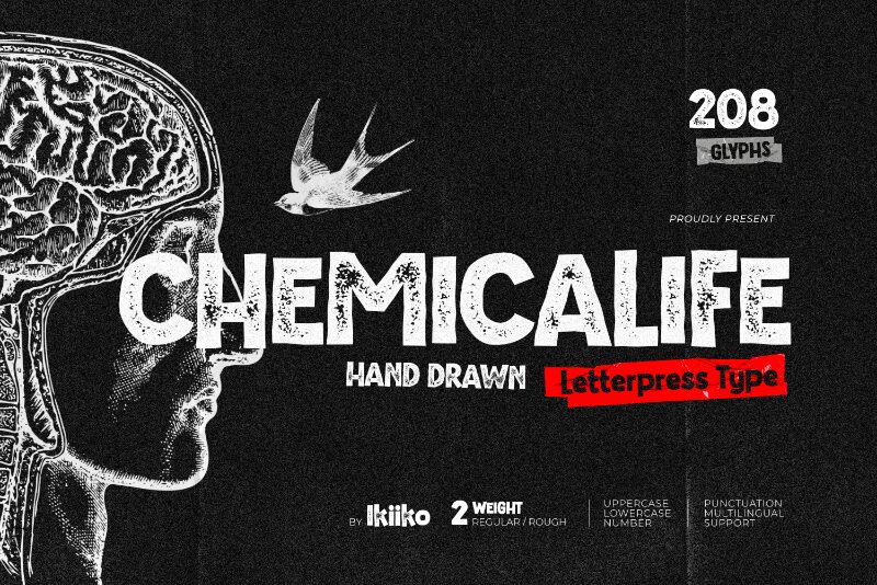 Chemicalife Schriftart