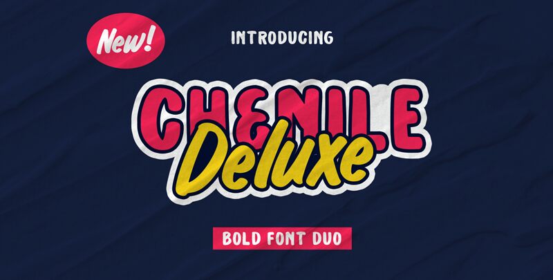 Chenile Deluxe Schriftart