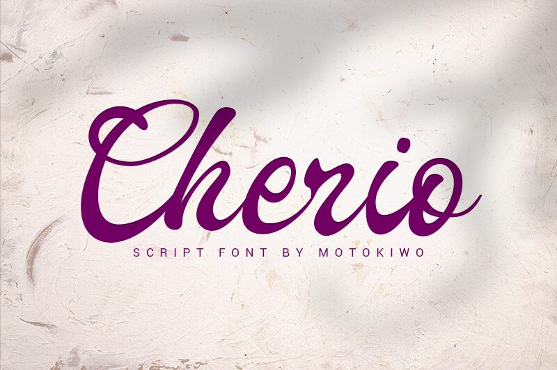 Cherio Schriftart