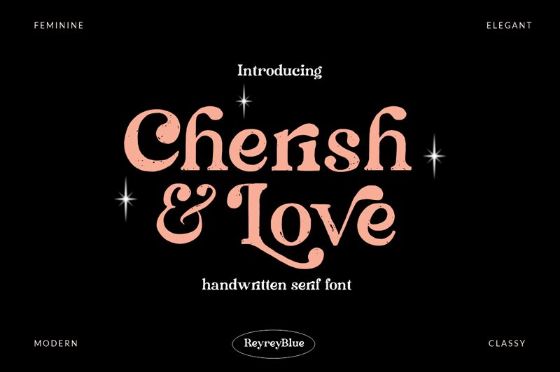 Cherish & Love Czcionka