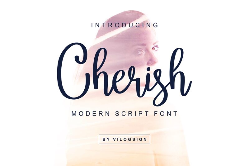 Cherish Schriftart