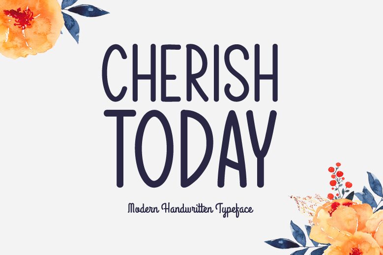 Cherish Today Druh písma