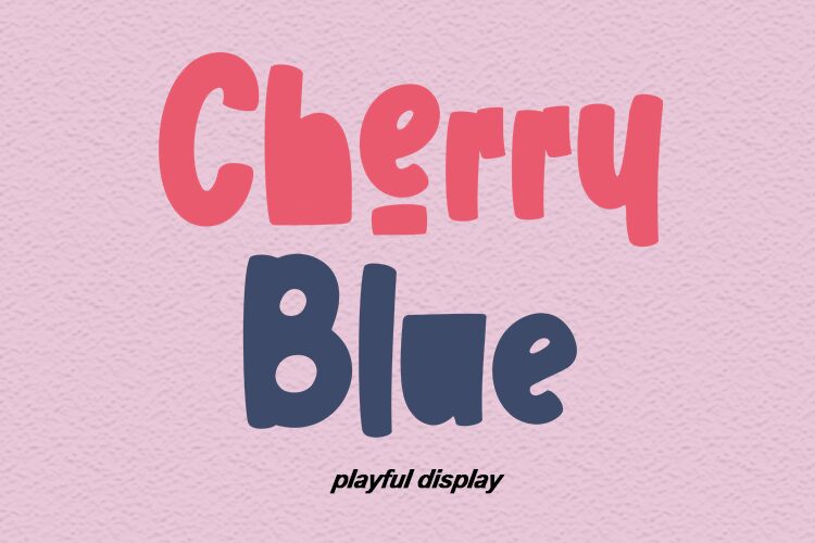 Cherry Blue Schriftart