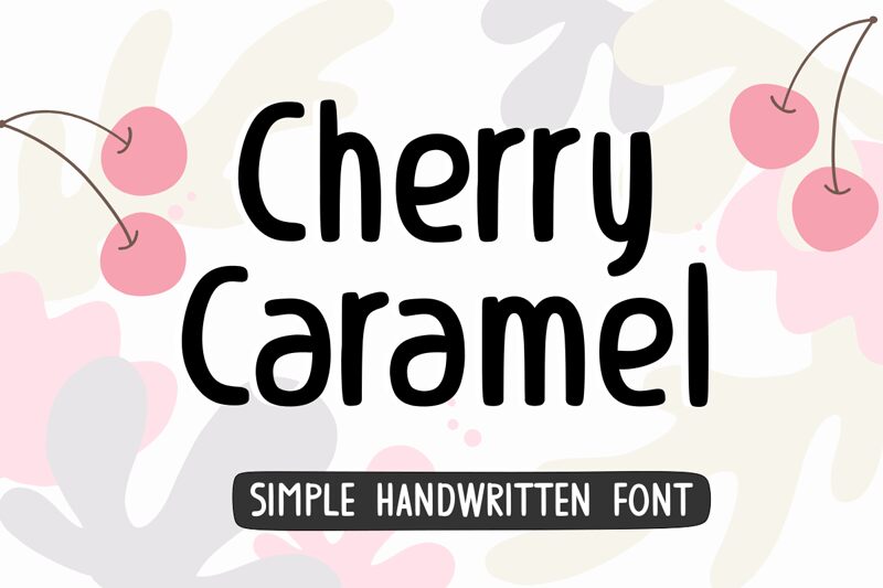 Cherry Caramel الخط 