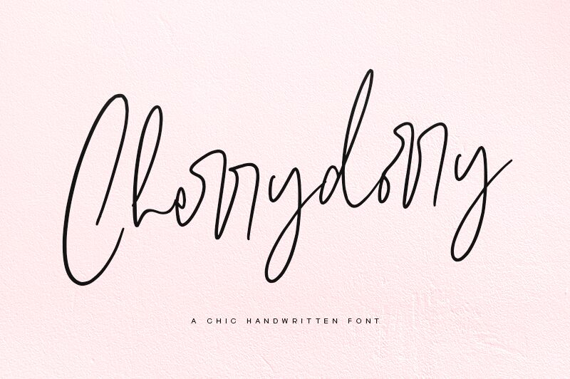 Cherrydorry Schriftart