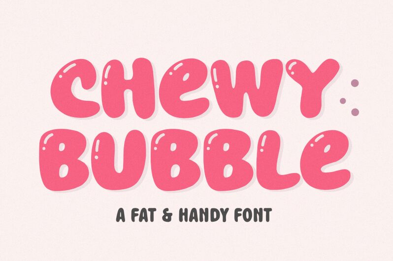 Chewy Bubble Czcionka