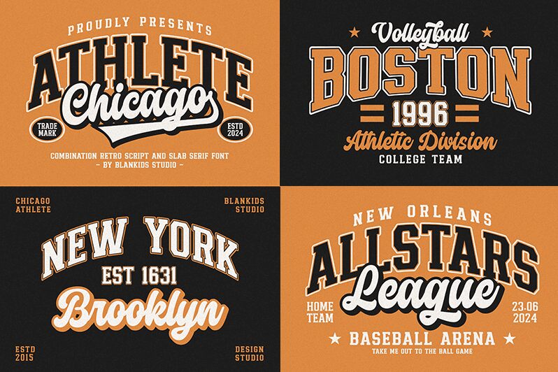 Chicago Athletic 字体