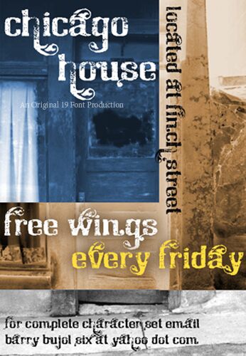 Chicago House Carattere