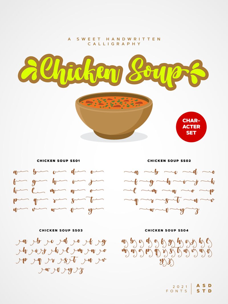 Chicken Soup Czcionka