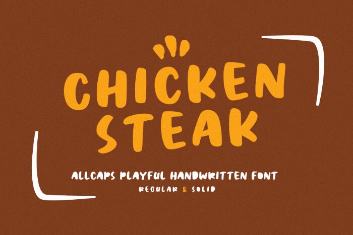 Chicken Steak Solid — Presentación de la fuente