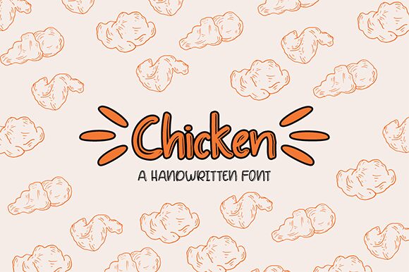 Chicken Шрифт